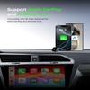 2-in-1 Wireless CarPlay Adapter 2026 Support Apple CarPlay & Android Auto, Mini Bluetooth USB A & USB C Dongle Convert Wired to Wireless Compatible with iPhone & Android view 3