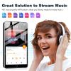 Fanvace 144GB MP3 Player with Bluetooth and WiFi, Android 13 OS MP3 & MP4 Players with 4" Touchscreen and Speaker, MP3 Music Players with Spotify, Audible, Amazon Music, Play Store view 3