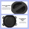 POPETPOP 8Pcs Recessed Speaker Handles Flush Mount Replacement Pulls for Portable Speaker Cabinets Heavy Duty ABS Black Handle Set for Audio Repair and Installation view 2