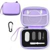 LeoTube Protective Case for PLAUD NotePin Voice Recorder - Custom Fit Foam Holds All Accessories, Waterproof & Shockproof (Case Only) (Purple) view 1