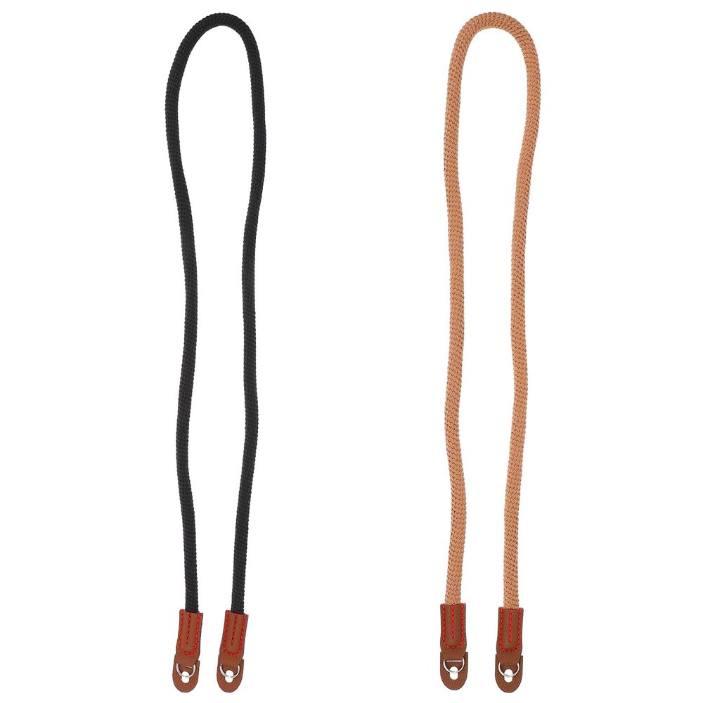 BESPORTBLE 2Pcs Camera Nylon Neck Straps and Shoulder Belts for Camera Travel for Outdoor Hiking Long Coffee and Black