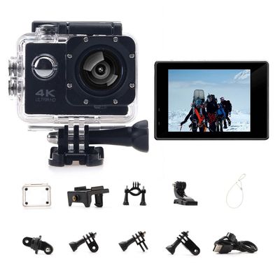 zcypeaf Action Camera for Benelli Tornado 125 2016-2023, with 4K Recording Support, EIS Sports Helmet Motorcycle Camera, Loop Recording, Time-Lapse, Playback,A Black