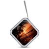 FekiLoot Dusk Tropical Beach Palm CD Case 40 Capacity DVD Case Holder Portable Zipper CD Cases Holder Large Storage Disc Wallet Bag Hard Plastic DVD Cases for Car Home Travel view 3