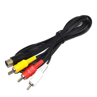 10PCS Nickel Plating AV Audio Video, for SEGA, for Saturn for SS, for SS for RCA for Cord