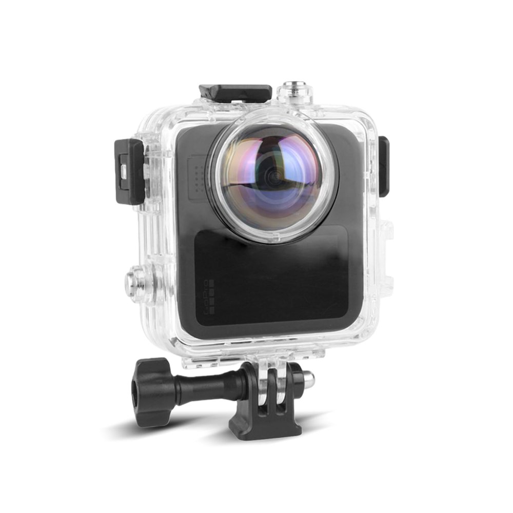 Go Pro MAX2 Dive Case, Waterproof Up to 50M/164FT Splash Prevention Housing, Underwater Dive Protective Shell for Go Pro MAX2 with Bracket Accessories