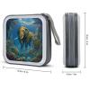 FekiLoot Cute Animal CD Case 40 Capacity DVD Case Holder Portable Zipper CD Cases Holder Large Storage Disc Wallet Bag Hard Plastic DVD Cases for Car Home Travel view 2