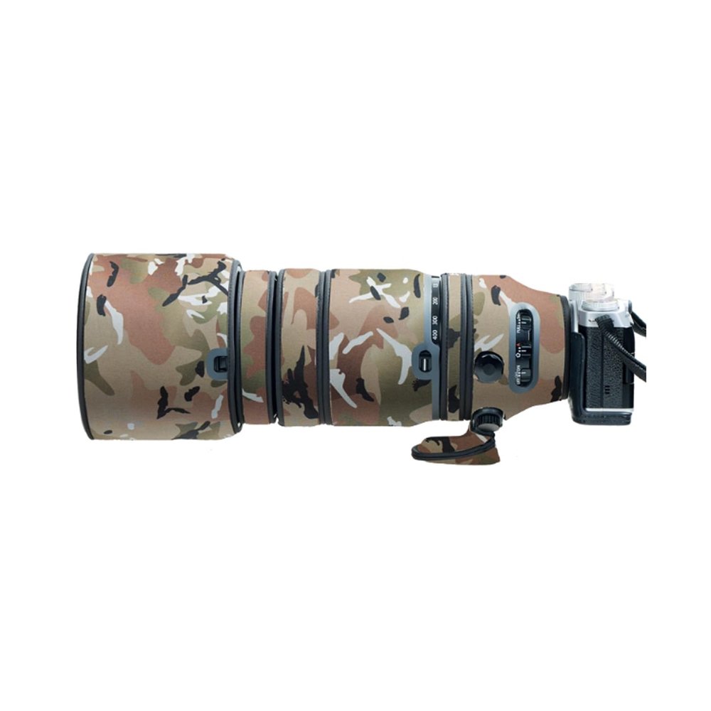 COMEOXO Lens Cover for Fujinon XF 100-400mm F/4.5-5.6 Camouflage Camera Lens Protection Sleeve (Color #MC Camouflage - Waterproof) Rain Cover