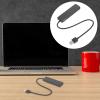 BESPORTBLE USB 3.0 Hub 4 Ports Data Splitter Portable USB Expansion Adapter for Laptop Notebook PC Black 25Cm Cable view 4