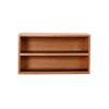 nU8kHd3 CD Storage Rack Double Decker Wooden CD Record Rack Tabletop Albums Display Shelf view 1