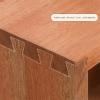 nU8kHd3 CD Storage Rack Double Decker Wooden CD Record Rack Tabletop Albums Display Shelf view 3