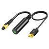 3.5mm to SPDIF Converter Analog to Digital Sound Adapter for Enhances Sound Optical Output 3.5mm to Optical Cable for TV view 1