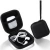2 PCS Earbud Case, Compact and Durable Headphone Cases, Ear Bud Case, Mini-Portable Hard Shell EarbudsCase, EarphoneCase for Wired Earbuds view 1