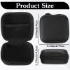 2 PCS Earbud Case, Compact and Durable Headphone Cases, Ear Bud Case, Mini-Portable Hard Shell EarbudsCase, EarphoneCase for Wired Earbuds view 2