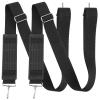Didiseaon Adjustable 2Pcs Shoulder Strap Set for Camera and Laptop Bags, Black Replacement Bag Harness with Swivel Hooks for Walking and Travel view 1