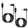 BROQIXIN 2 pcs Satellite Speaker Cables Compatible with Vizio V51 M51 SB3651 SB36514 SB4051 SB425124.6ft Exact-Fit Surround Speaker Replacement Wires(Blue + White) view 1
