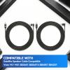 BROQIXIN 2 pcs Satellite Speaker Cables Compatible with Vizio V51 M51 SB3651 SB36514 SB4051 SB425124.6ft Exact-Fit Surround Speaker Replacement Wires(Blue + White) view 3