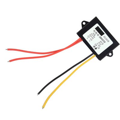 Aumotop 24V to 12V Power Supply Converter Efficient Regulator for Car Audio 3A Suitable for Motor and LED Display