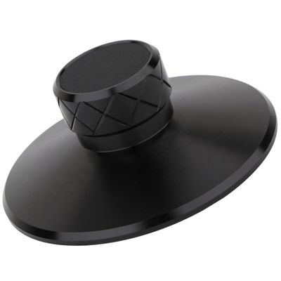 Kisangel Record Weight Disc Stabilizer for Vinyl Turntable, Aluminum Magnesium Alloy Clamp, Black Vinyl Record Vibration Reducer for Audio Enthusiasts
