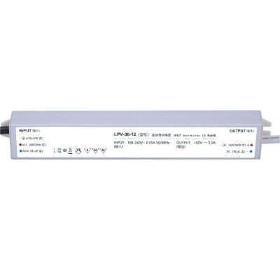 PSKQHIRA LPV-36-12 36W 12V 3A IP67 Switching Power Supply 1Pcs