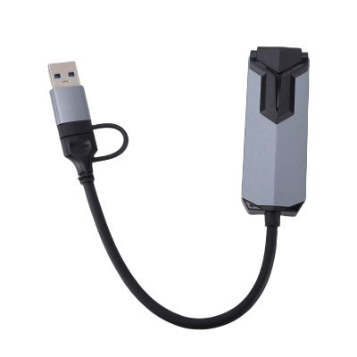 Zopsc 2.5G Ethernet LAN Adapter, USB to Ethernet Adapter, 2.5Gbps Network, Supports for, 4 5 with USB A, Plug and Play