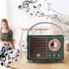 EWUROI Retro BT Speaker Vintage FM Radio Old Fashioned Classic Strong Bass Enhancement(D) view 2