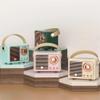 EWUROI Retro BT Speaker Vintage FM Radio Old Fashioned Classic Strong Bass Enhancement(D) view 4