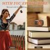 EWUROI Portable Wooden Mini Radios Retro Radio Speaker AUX Cable Play Desktop Vintage Player(D) view 4