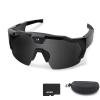 DianSCJ 2026 New Baseball Glasses with Camera, POV Recording 4K Video Camera Glasses for Men Women, for Cycling Hiking, Outdoor Activity Protect (Black-B) view 1