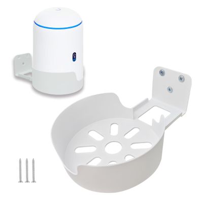 Wall Mount for Ubiquiti UniFi Dream Router & Dream Machine 7 (UDR7) Upgrade Sturdy Metal Bracket Compatible with UniFi Dream Router, Dream Machine, and Dream Machine 7 (Classic-1pack, White)