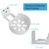 Wall Mount for Ubiquiti UniFi Dream Router & Dream Machine 7 (UDR7)  Upgrade Sturdy Metal Bracket Compatible with UniFi Dream Router, Dream Machine, and Dream Machine 7 (Classic-1pack, White) view 2
