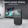 EWUROI Portable Mini FM/AM Stereo Display Radio Storage Station Clock 3.5mm Headphone Output view 3
