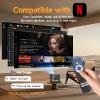 Smart Projector with Google TV, 4K Support Portable Mini Projector with Wifi and Bluetooth, Auto Focus & Obstacle Avoidance, TV Stick, 650 ANSI & Voice Control, HY350GT Home Theater Proyector Outdoor view 3