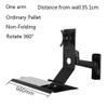 Ergonomic Single Arm Monitor Desk Mount w/Keyboard Tray,Non-Folding Black Stand for Single Screen,Adjustable Height & Tilt for Optimal Viewing view 2