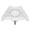 Pipe Adapter for Mini Secure Fixation Weatherproof Roof Mount Pole Adapter with Hex Wrench ABS Plastic for Outdoor Security Camera Installation view 3