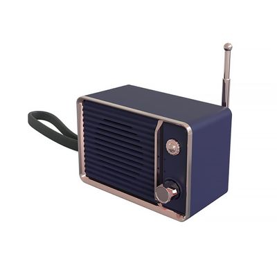 EWUROI Vintage Speaker Stereo Speakers, Portable Powerful Sound TF Card(E)