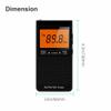 EWUROI Emergency Pocket Radio Portable Weather Warning Alarm Clock Auto-Search Channels Mini view 2