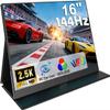16" 2.5K 144Hz Portable Gaming Monitor 16:10 HDR Eye Careful,100% sRGB QHD2560x1600 Ultra-clear IPS Portable Monitor for Laptop with Built-in Speakers,External Second Screen for PC Phone Game Console view 1