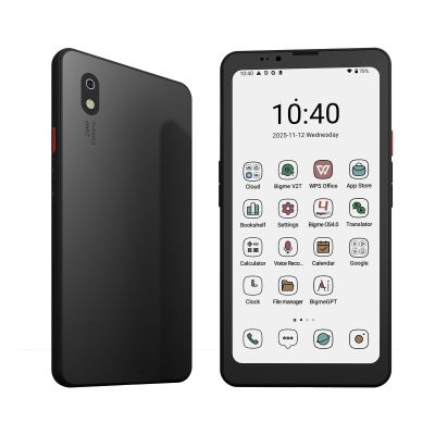 Bigme HiBreak Pro Color Epaper Phone, 8+256 GB 5G Smart Phone, Android 14 OS Ebook Reader, Black
