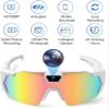 4K HD POV Sports Glasses with Camera, for Smart Camera Glasses for Action Sports, HD Video Recording Glasses (Ice Blue Lenses,16G) view 4