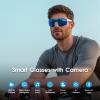 padom AI Smart Glasses with Camera 4K, 8MP HD Video Recording Glasses with Camera, Built-in Storage(No SD Card Needed), Wearable Tech Bluetooth Sunglasses for Outdoor Sports Cycling/Skiing/Baseball view 2