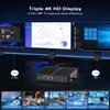 JOVCOR Fanless Mini PC, Industrial Computer N100, Fanless PC Windows 11 Pro, 8GB RAM 256GB NVME SSD, 4K Dual Display, for Industrial Applications view 3