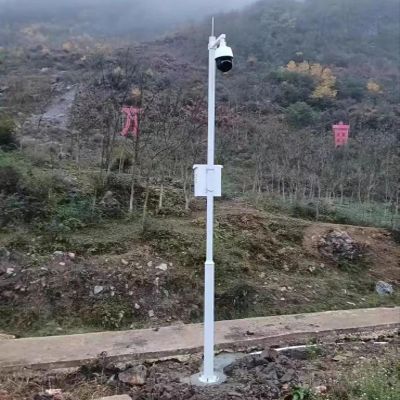 7' 8 10 11 Ft 13 15 16 Foot Tall Outdoor Solar-Powered Surveillance Rod Galvanized Steel for Parking Lot/School/Residential, Surveillance Camera Extension Pole(White-Staly-c,4.5 m/14.8 ft)