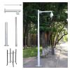 2-3 Sections Assembled Weatherproof Camera Mounting Pole Camera Bracket, Segmented Security Camera Pole Outdoor, Universal Security Cameras Poles for Street/Yard(White-C,3 Sections-11.5 ft/3.5 m) view 1