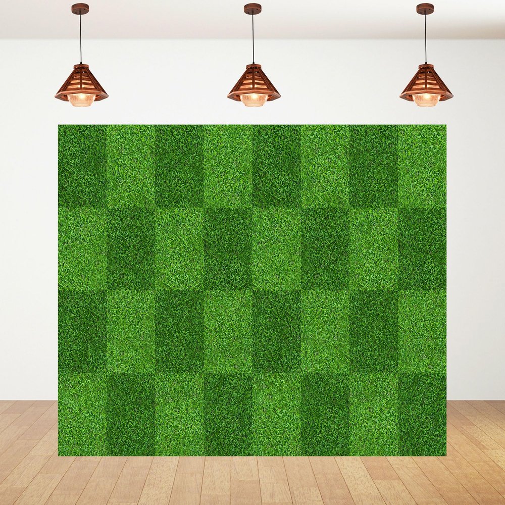 10x5ft Green Grass Photo Backdrop,Football Field of Greens Photography Background for Boy Birthday Party and Events Decoration