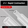 ACVACV 1m Heat Shrink Tube 2:1 Polyolefin Thermal Cable Sleeve Insulate, for Wire Connection Parts(6mm) view 2