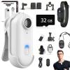 Crexyyo POV Capture Pro 3.0, POV Pro 4k Camera, New Ultra Wide Angle Wearable Body Adventure Action Cam, Video Record Night Vision Waterproof with 128g Card, for Cycling, Diving (White 32GB, 1080) view 1