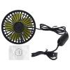 Gucagle Car Rear Seat Fan USB Powered Portable Vehicle Cooling Fan with 3 Wind Speed Adjustable 360 Degree Rotatable Quiet Design for Cars SUVs Motorhomes Trucks ABS PP Material 1.8m Wire view 1