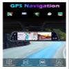 10 Inch 4G Car Mirror DVR ADAS GPS Navigation HD 1080P WiFi Dual Camera Auto Video Recorder 24 Hours Monitoring(AC19 with Charger,32G) view 3
