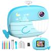 Kids Camera Instant Print 12MP Instant Camera Ink Free Printing Camera for Boys Grils Aged 3-10 Selfie Camera for Kids 3-12 Year Old Boys Girls Gifts Blue view 1
