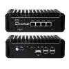 Glovary Firewall Mini PC J6413 4 Core, 4 x i226V 2.5GbE LAN Fanless OPNsense Micro Appliance, DDR4 8GB RAM 256GB SSD, AES-NI, 2HD+USB-C 3 Display, Computer Router Hardware, 2 x NVMe, 2 x SATA3.0 view 1